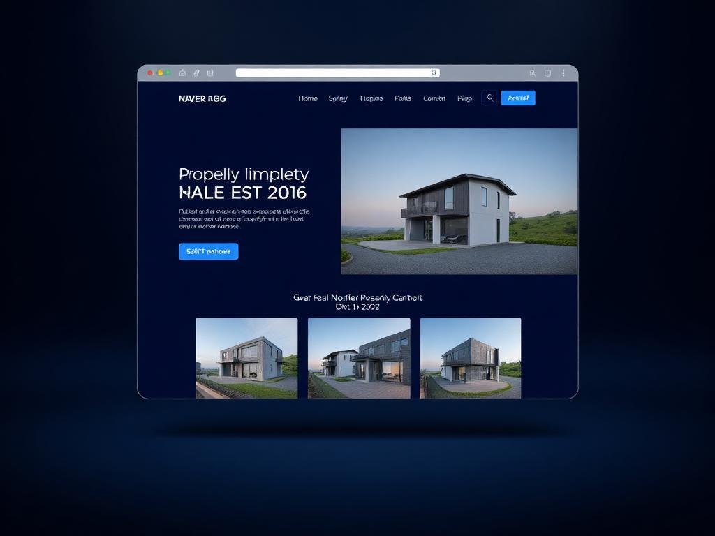 Real Estate website design by Sitexpert.be